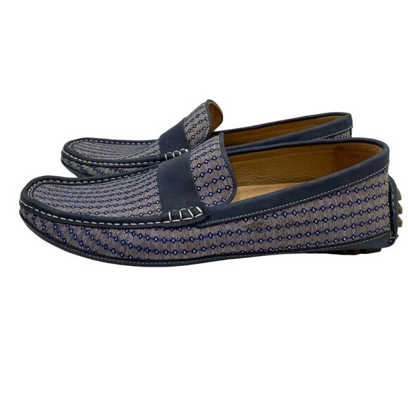 Donald Pliner Volar Printed Driver Notched Vamp and Topstitched Men\'s Size 10.5 main image 4